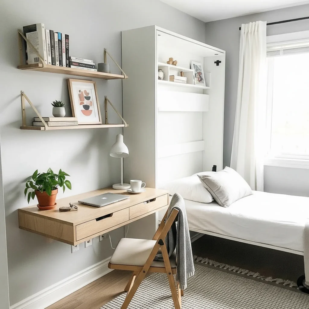 11 Small Bedroom Decor and Storage Ideas space saving bedroom ideas