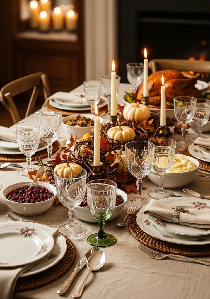 thanksgiving table setting ideas