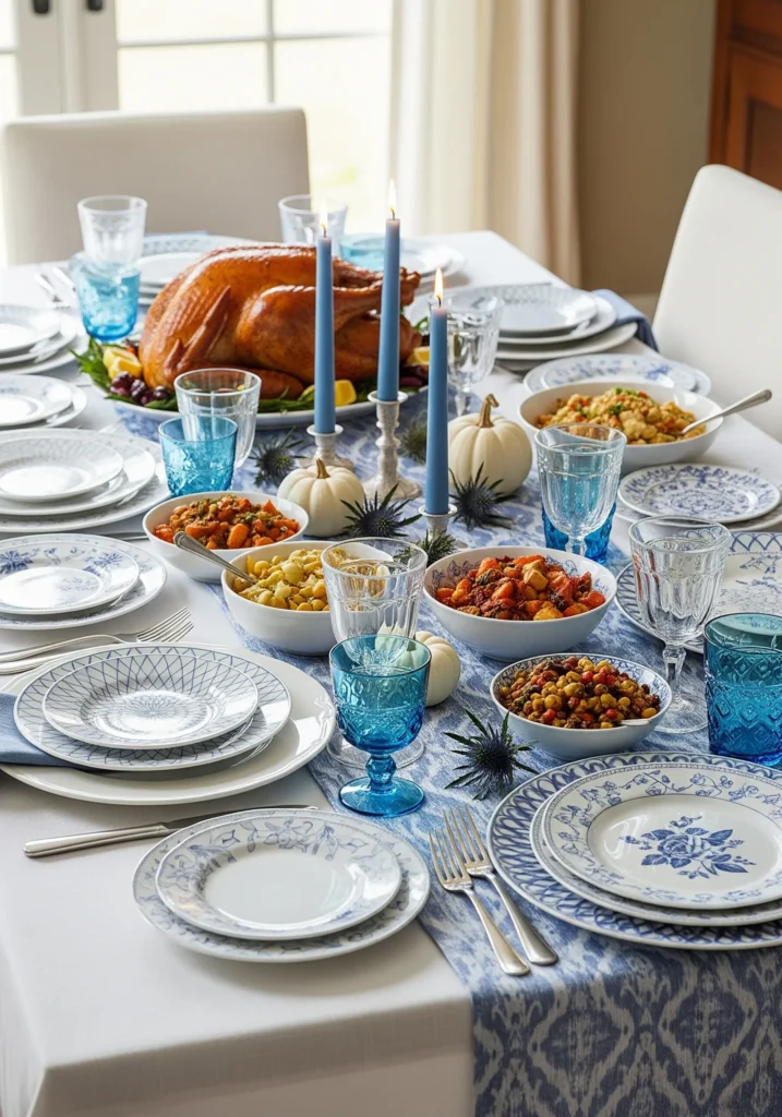 thanksgiving table setup