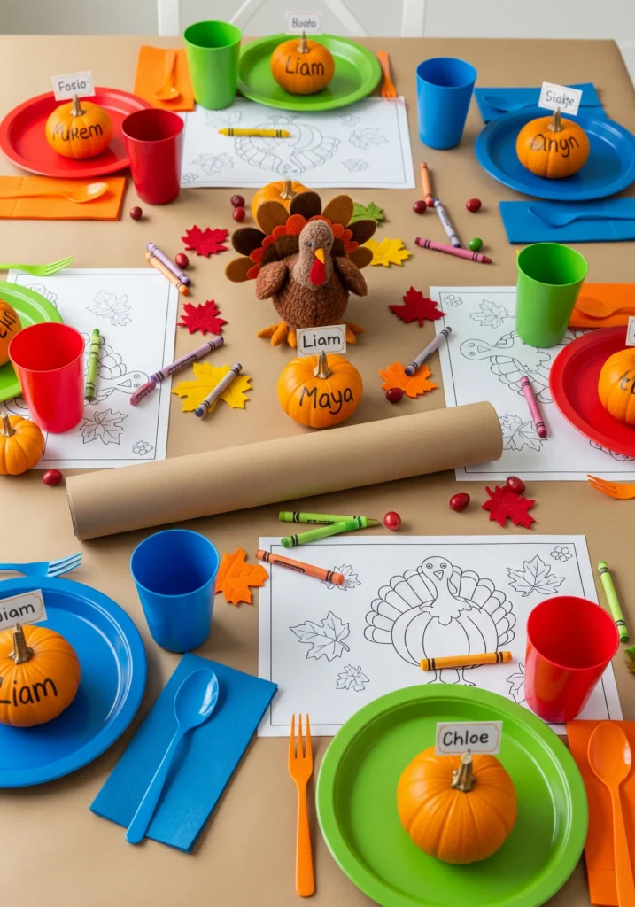 thanksgiving table setup centerpieces