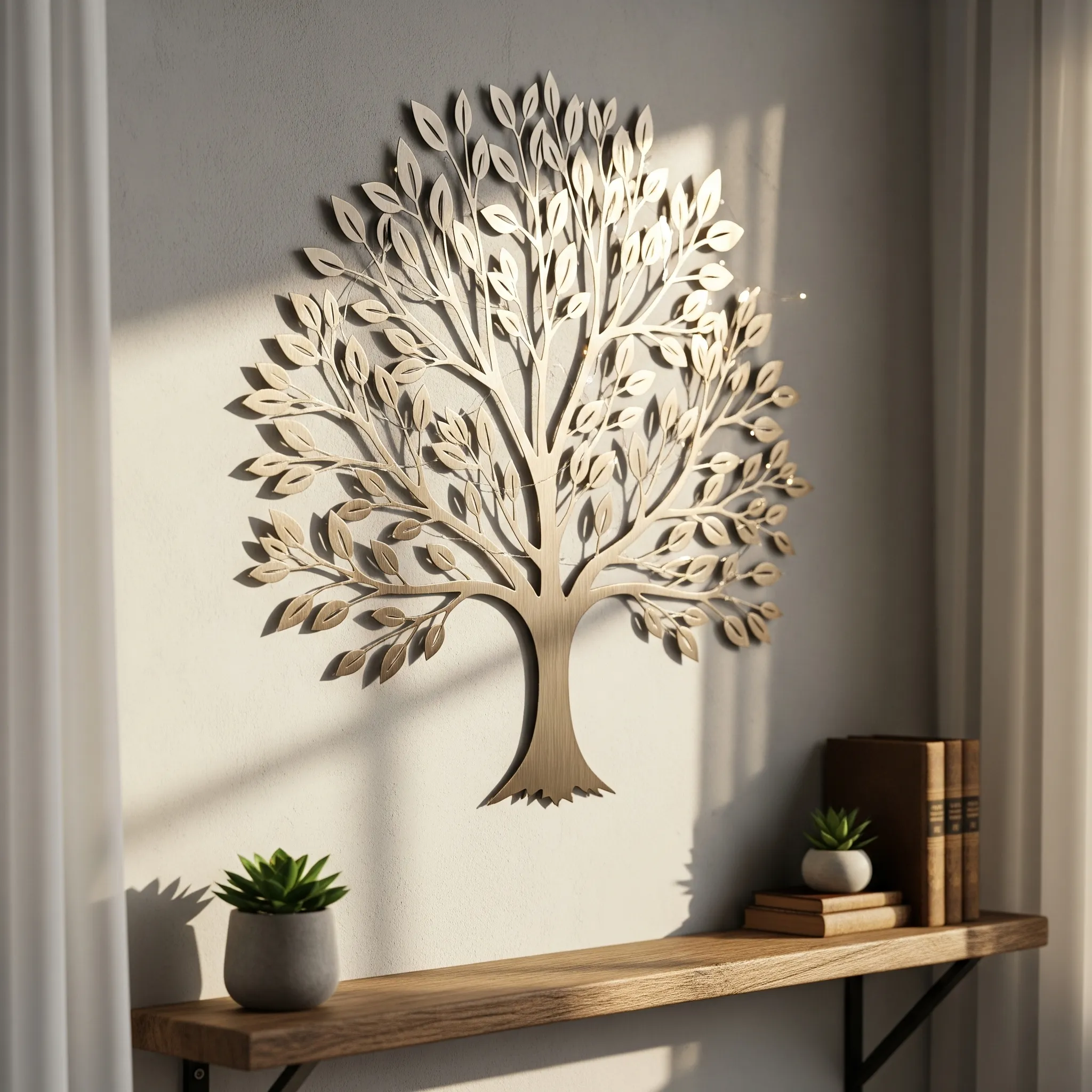 12 Metal Wall Decor Ideas That Instantly Elevate a Boring Room (Budget-Friendly Picks!) tree of life metal wall art