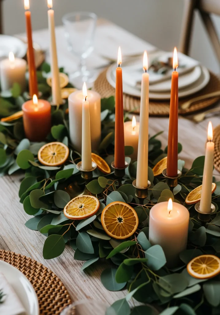 7 DIY Thanksgiving Centerpieces Using Grocery Store Finds vegetable vase thanksgiving decor