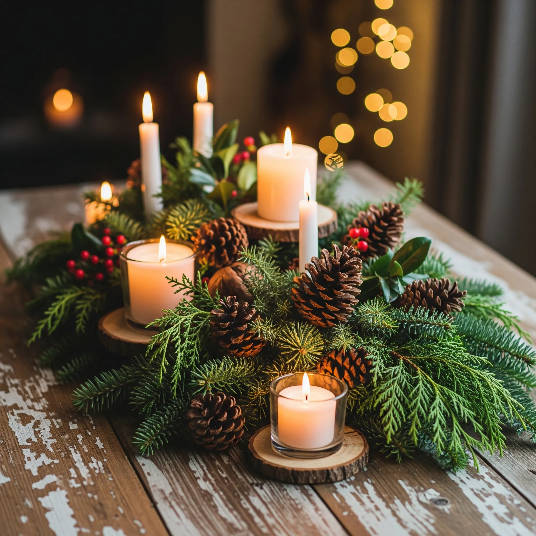 7 DIY Winter Centerpieces You Can Make With Things You Already Own winter centerpieces