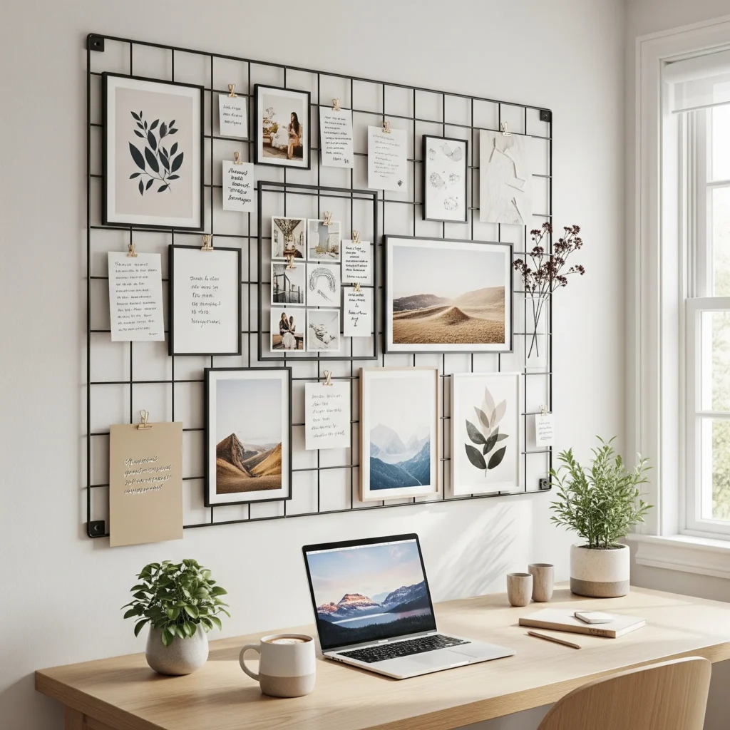 12 Metal Wall Decor Ideas That Instantly Elevate a Boring Room (Budget-Friendly Picks!) wire wall decor