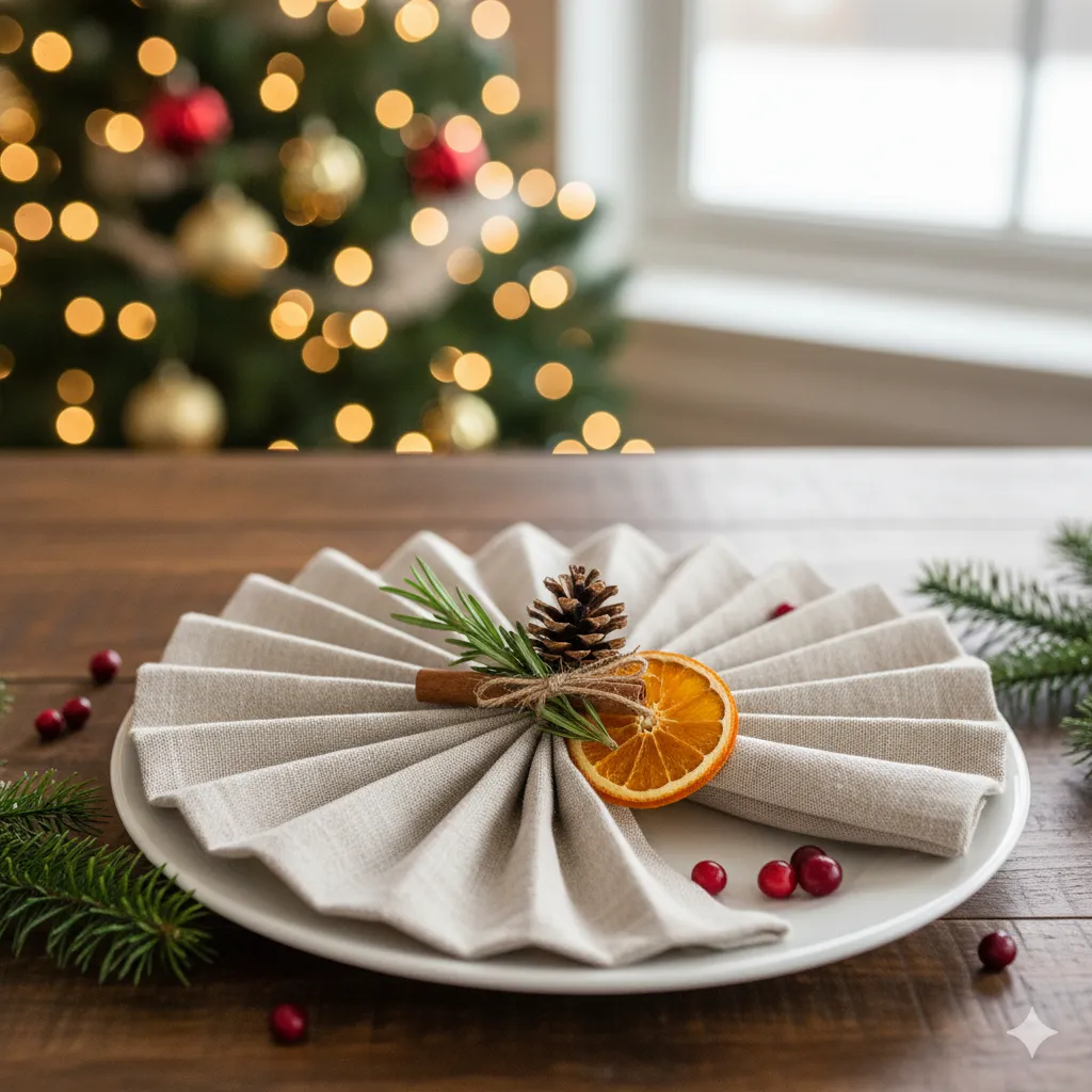 12 Genius Christmas Napkin Folding Ideas That Wow Every Guest christmas napkin folding paper