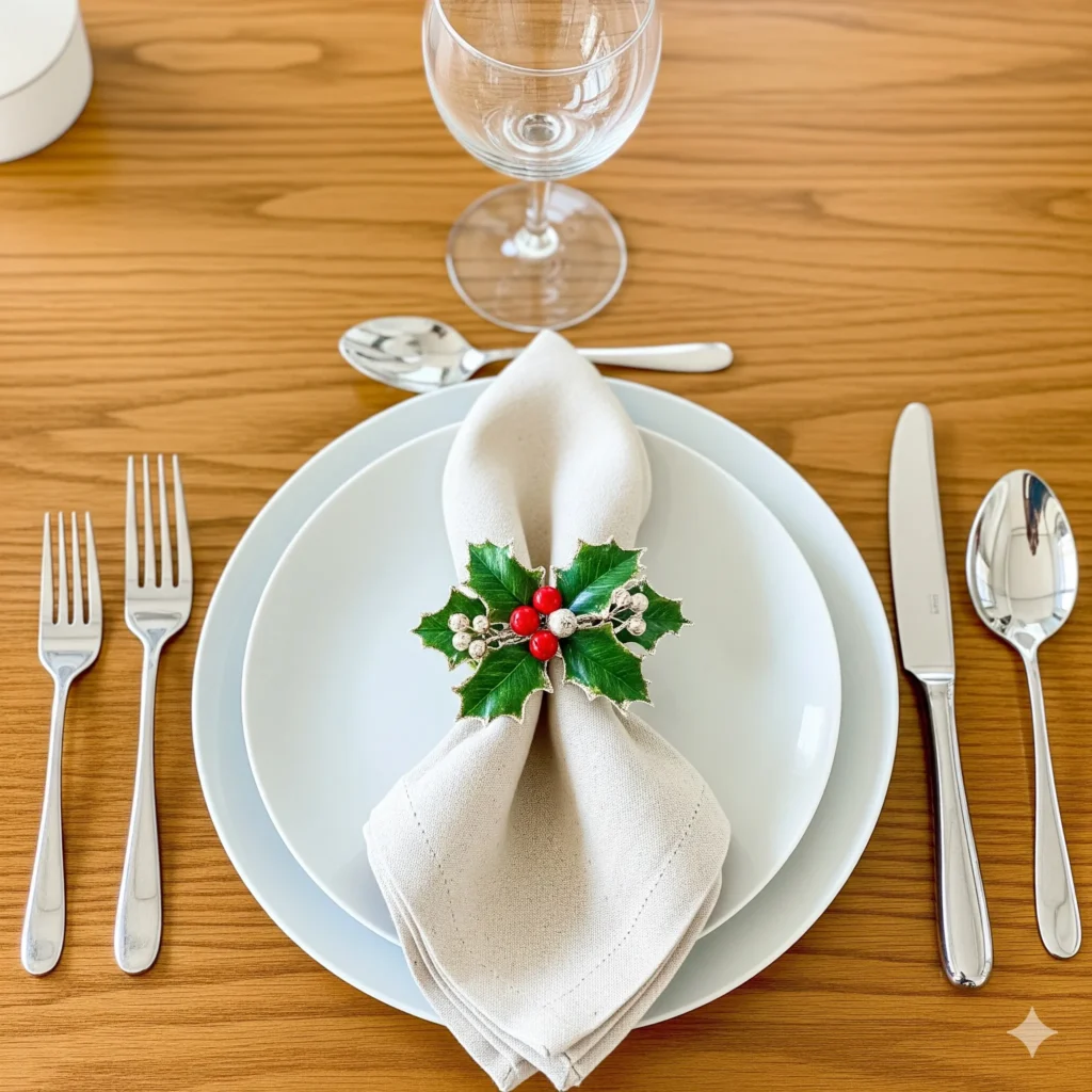 12 Genius Christmas Napkin Folding Ideas That Wow Every Guest christmas napkin folding with rings