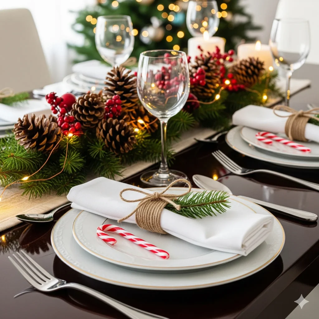 15 DIY Christmas Table Decor: Stunning Ideas on a Budget christmas table decorations red