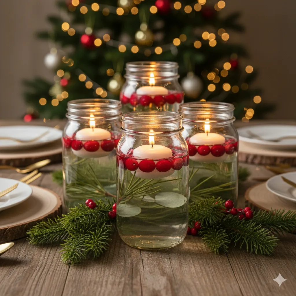 15 DIY Christmas Table Decor: Stunning Ideas on a Budget christmas table ideas