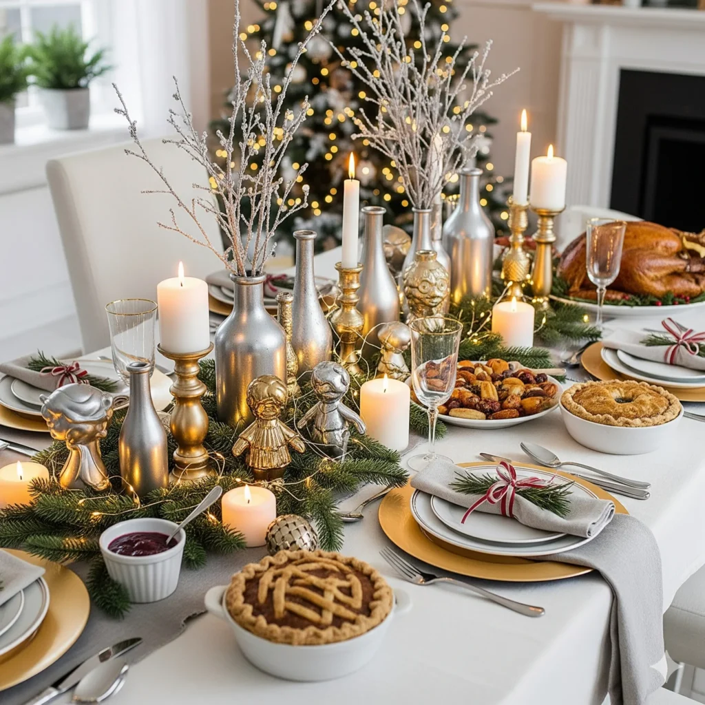 15 DIY Christmas Table Decor: Stunning Ideas on a Budget christmas table setting ideas