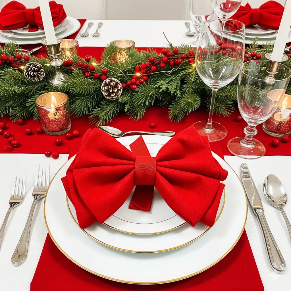 12 Genius Christmas Napkin Folding Ideas That Wow Every Guest christmas tree napkin folding tutorial