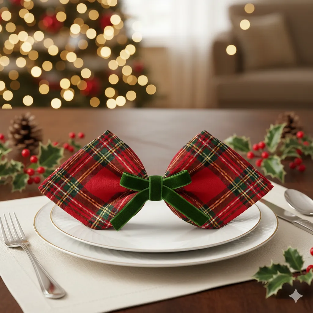 12 Genius Christmas Napkin Folding Ideas That Wow Every Guest christmas tree napkin folding