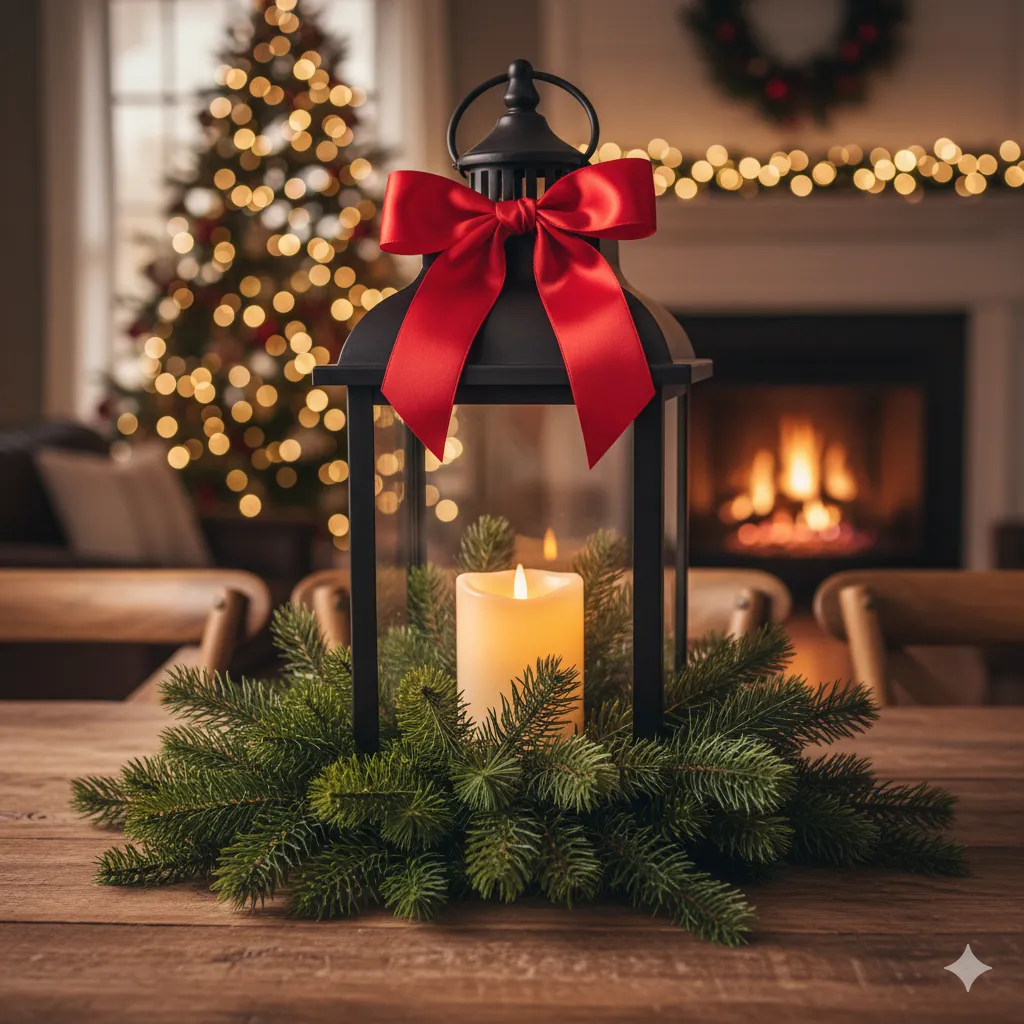 diy christmas centerpiece for table