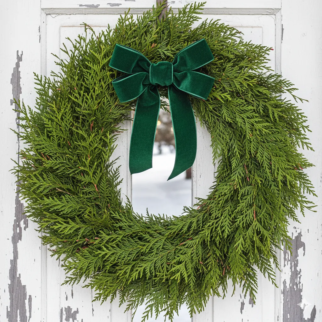 13 DIY Evergreen Christmas Wreaths Too Gorgeous Not to Try fresh evergreen wreath