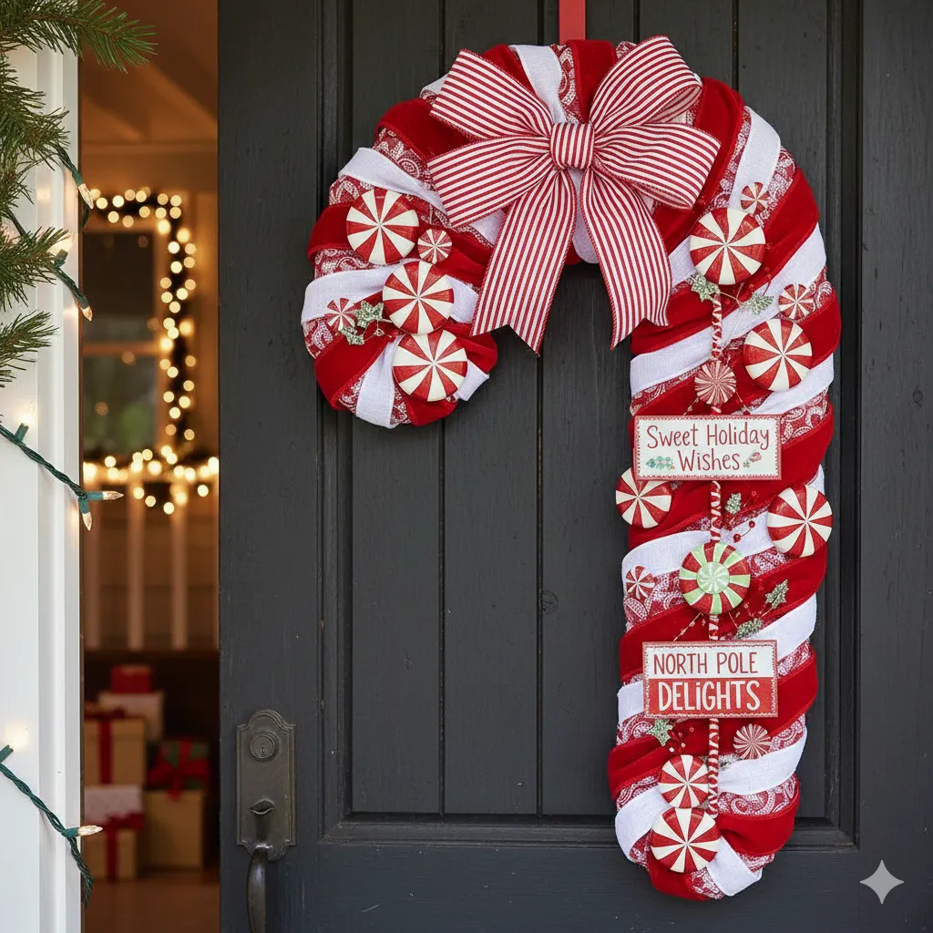 13 DIY Christmas Wreaths You Can Make on a Budget front door christmas decor