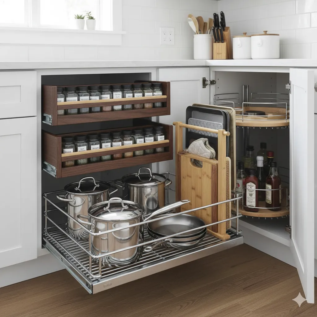 kitchen cabinet storage ideas