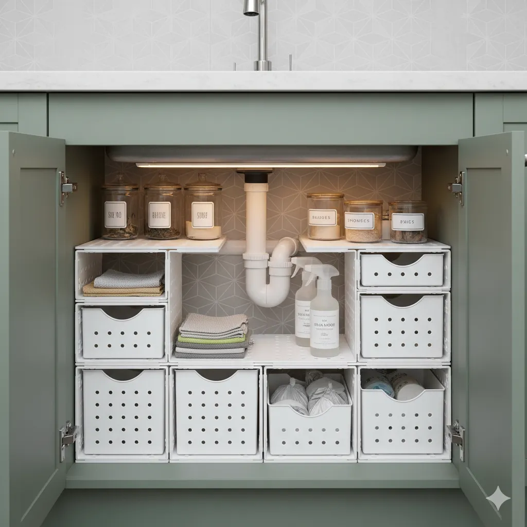 kitchen under sink storage ideas