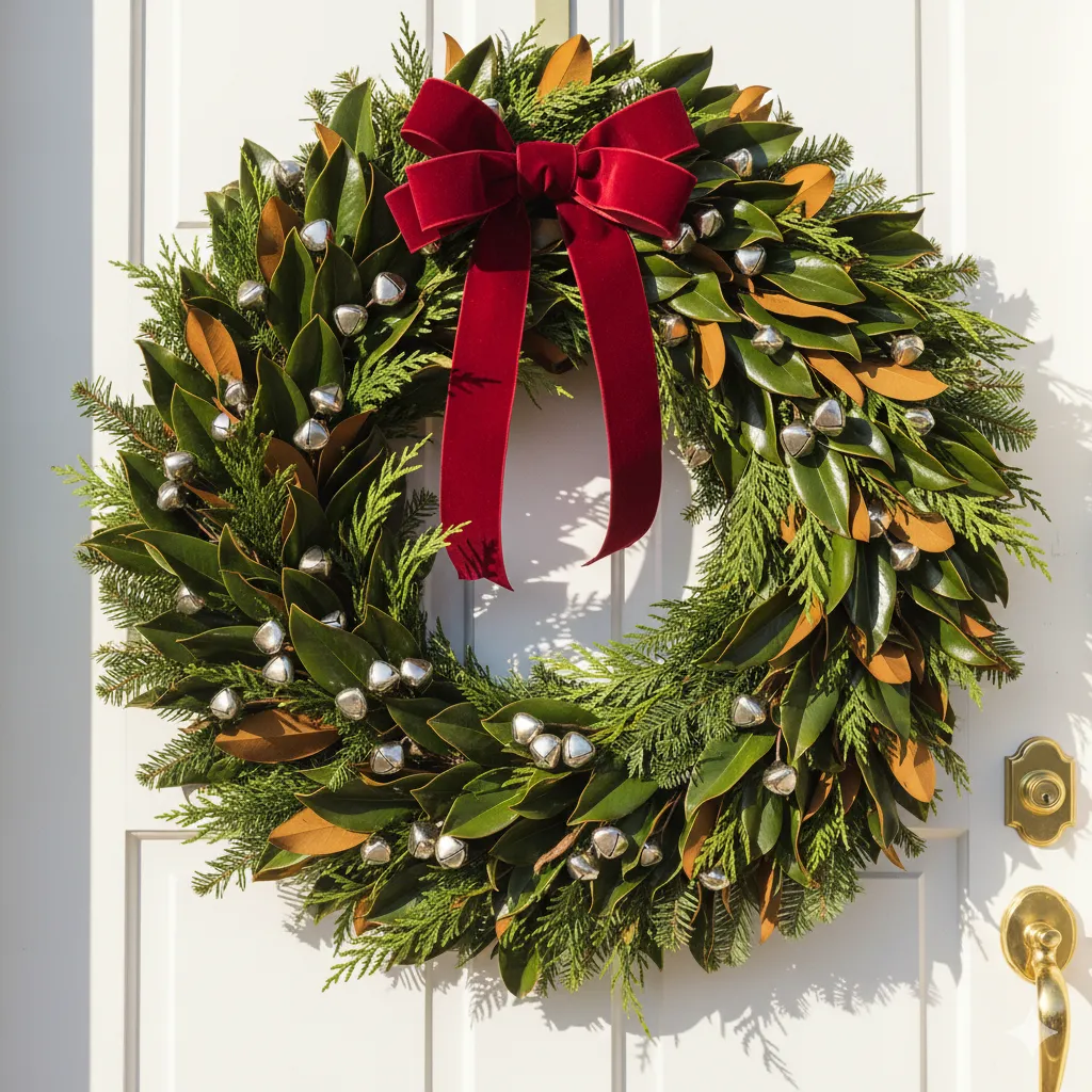 13 DIY Evergreen Christmas Wreaths Too Gorgeous Not to Try magnolia wreath diy