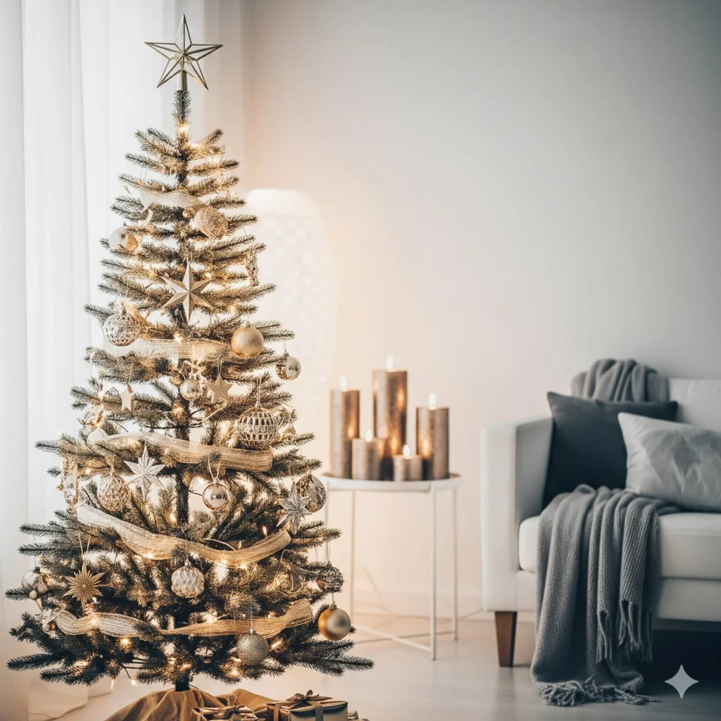 12 Modern & Minimalist Christmas Tree Ideas for a Chic Holiday Look minimalist christmas tree decorations
