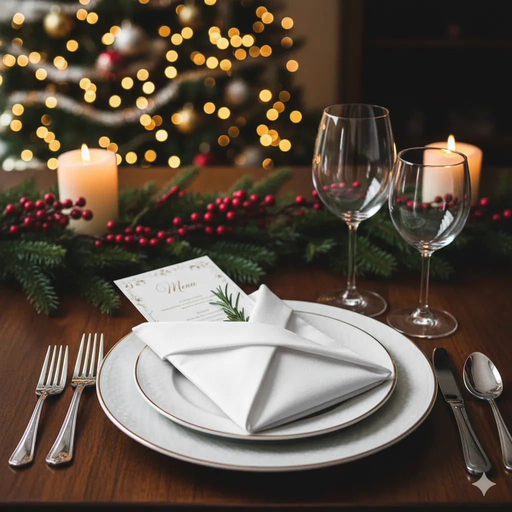 12 Genius Christmas Napkin Folding Ideas That Wow Every Guest napkin folding christmas ideas