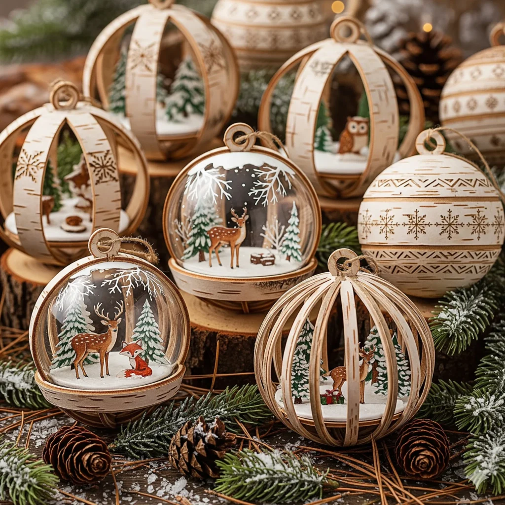 21 Rustic Christmas Tree Decorating Ideas with Natural Touches natural christmas tree decorations