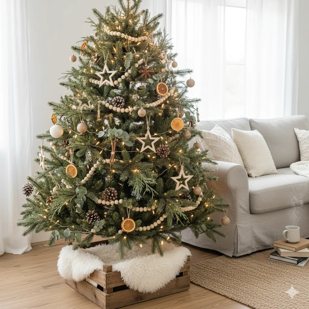 12 Modern & Minimalist Christmas Tree Ideas for a Chic Holiday Look neutral christmas tree ideas