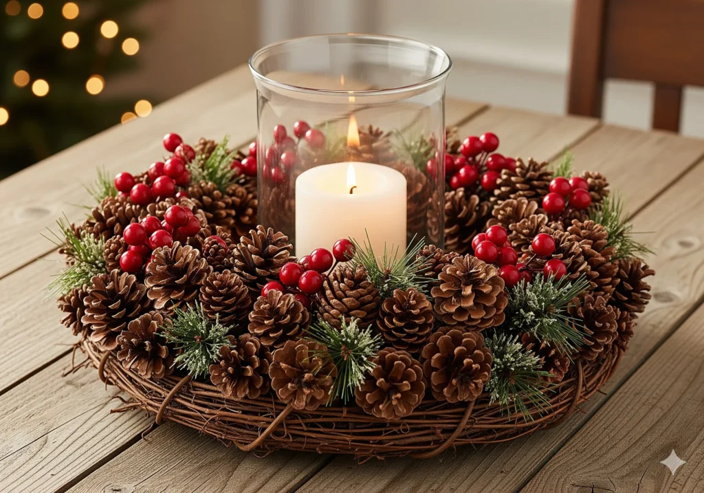 pinecone centerpieces