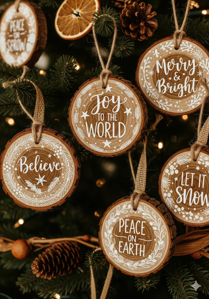 DIY Christmas Ornaments: 17 Gorgeous Ideas You Have to Try This Year rustic christmas ornaments