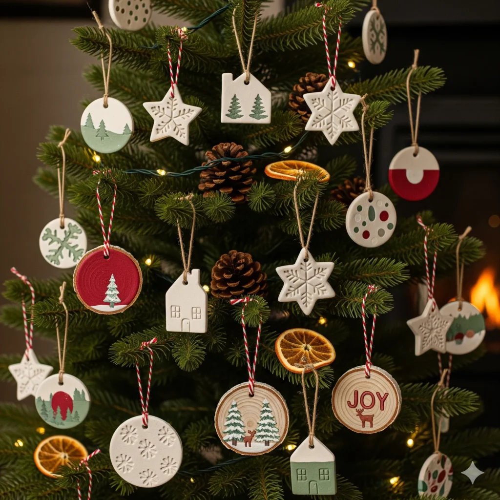 21 Rustic Christmas Tree Decorating Ideas with Natural Touches rustic christmas tree decor ideas