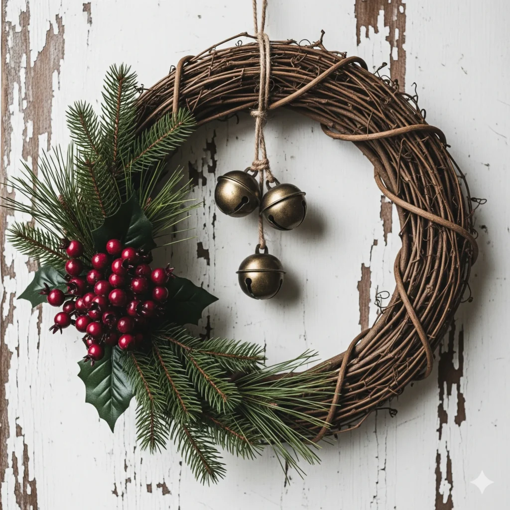 13 DIY Christmas Wreaths You Can Make on a Budget rustic christmas wreaths