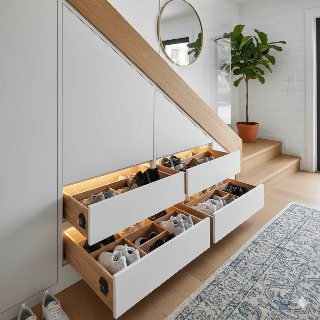15 Entryway Shoe Storage Solutions for a Clean First Impression shoe storage ideas