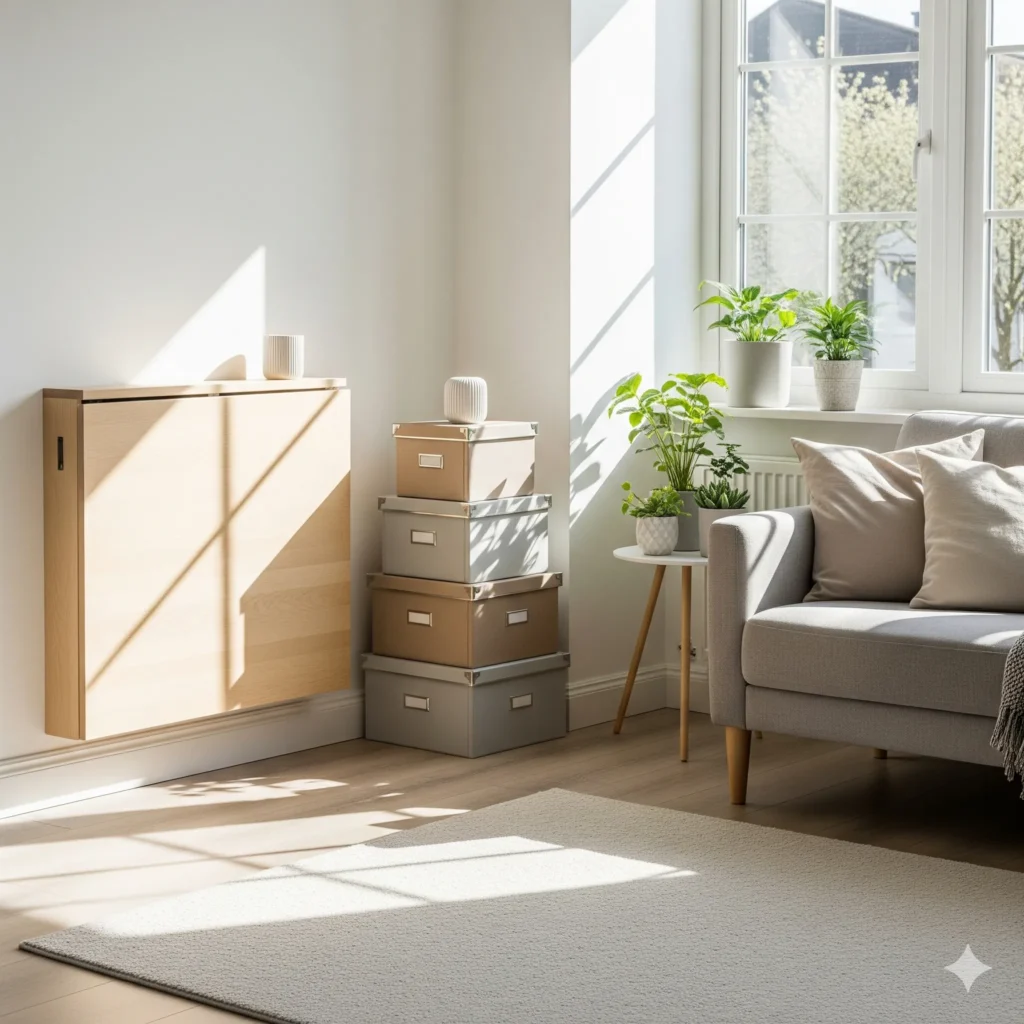 13 Small Apartment Storage Ideas That Instantly Free Up Space small apartment storage hacks