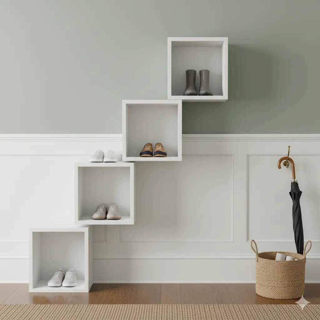 15 Entryway Shoe Storage Solutions for a Clean First Impression small entryway storage