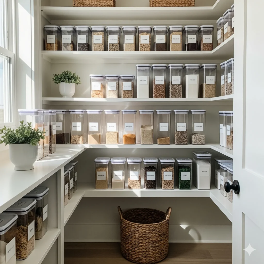 small kitchen organization