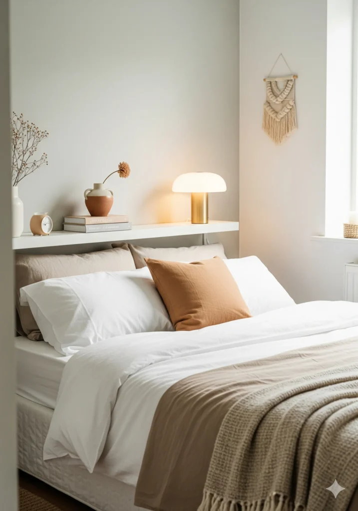 15 Small Bedroom Decor Ideas That Instantly Make Your Space Look Bigger space saving bedroom furniture