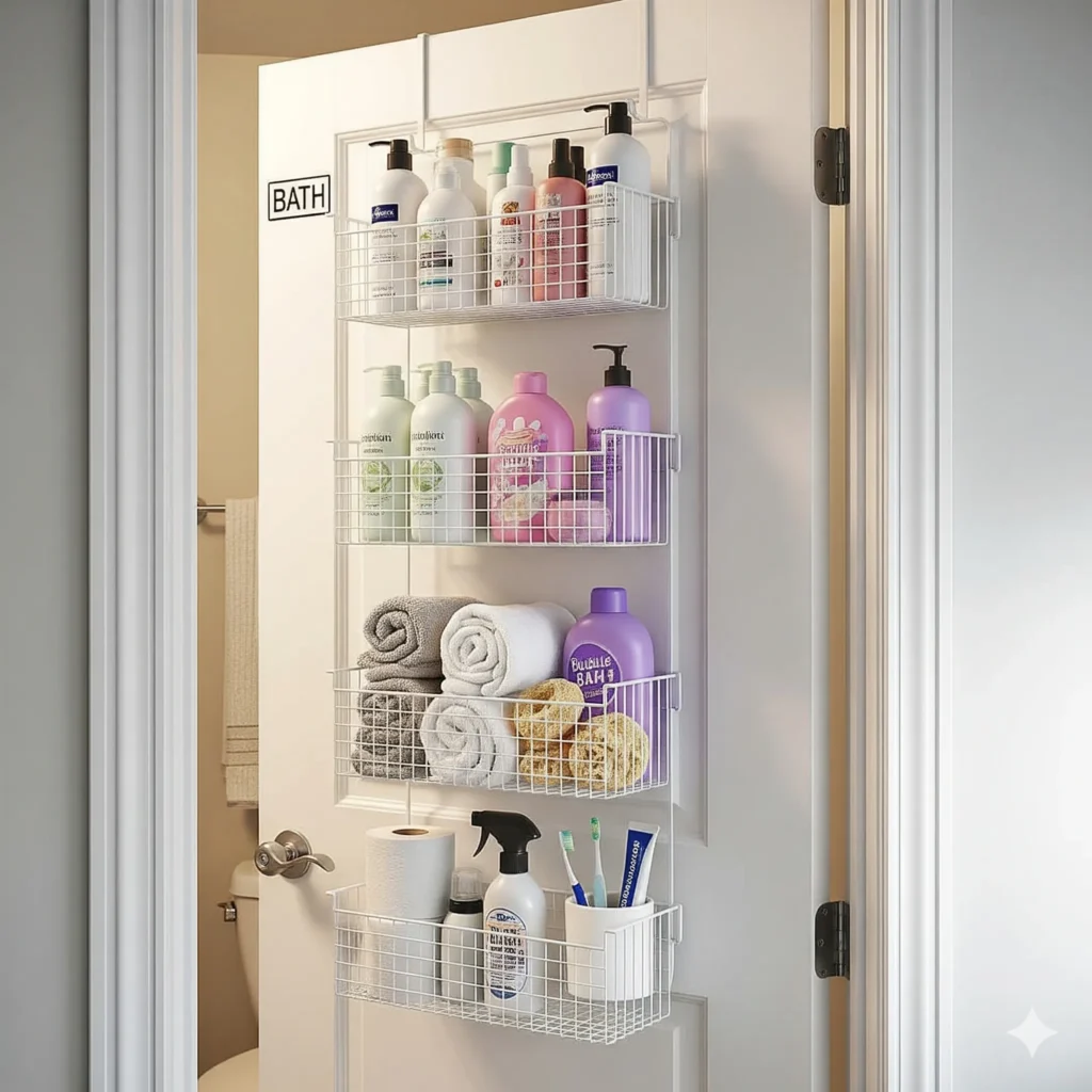 13 Small Apartment Storage Ideas That Instantly Free Up Space storage ideas for small bathrooms