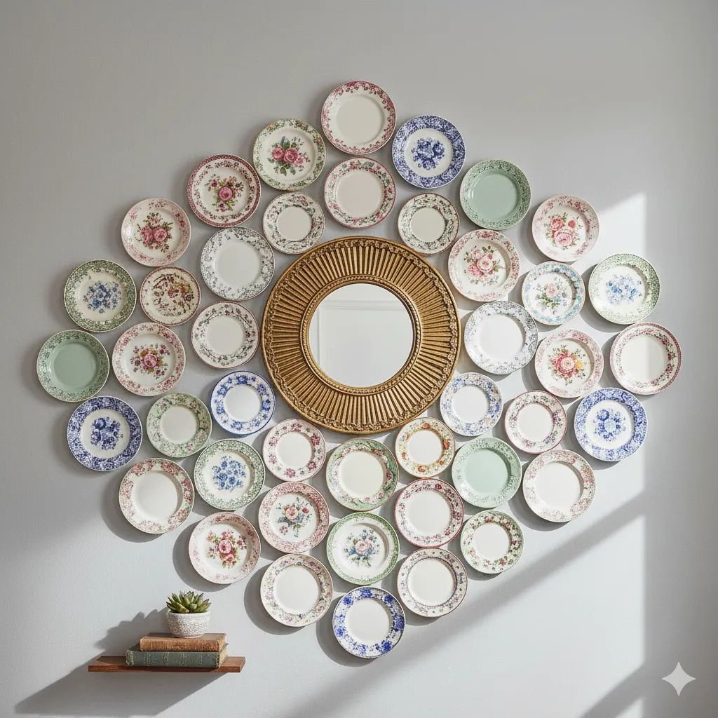 thrift store wall decor