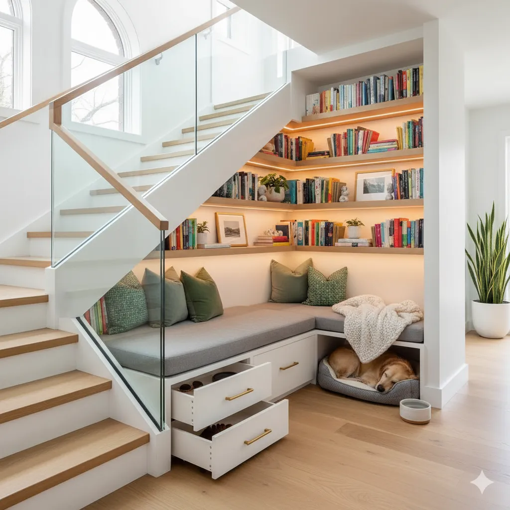 14 Clever Under Stair Storage Ideas You’ll Wish You Tried Sooner under staircase ideas