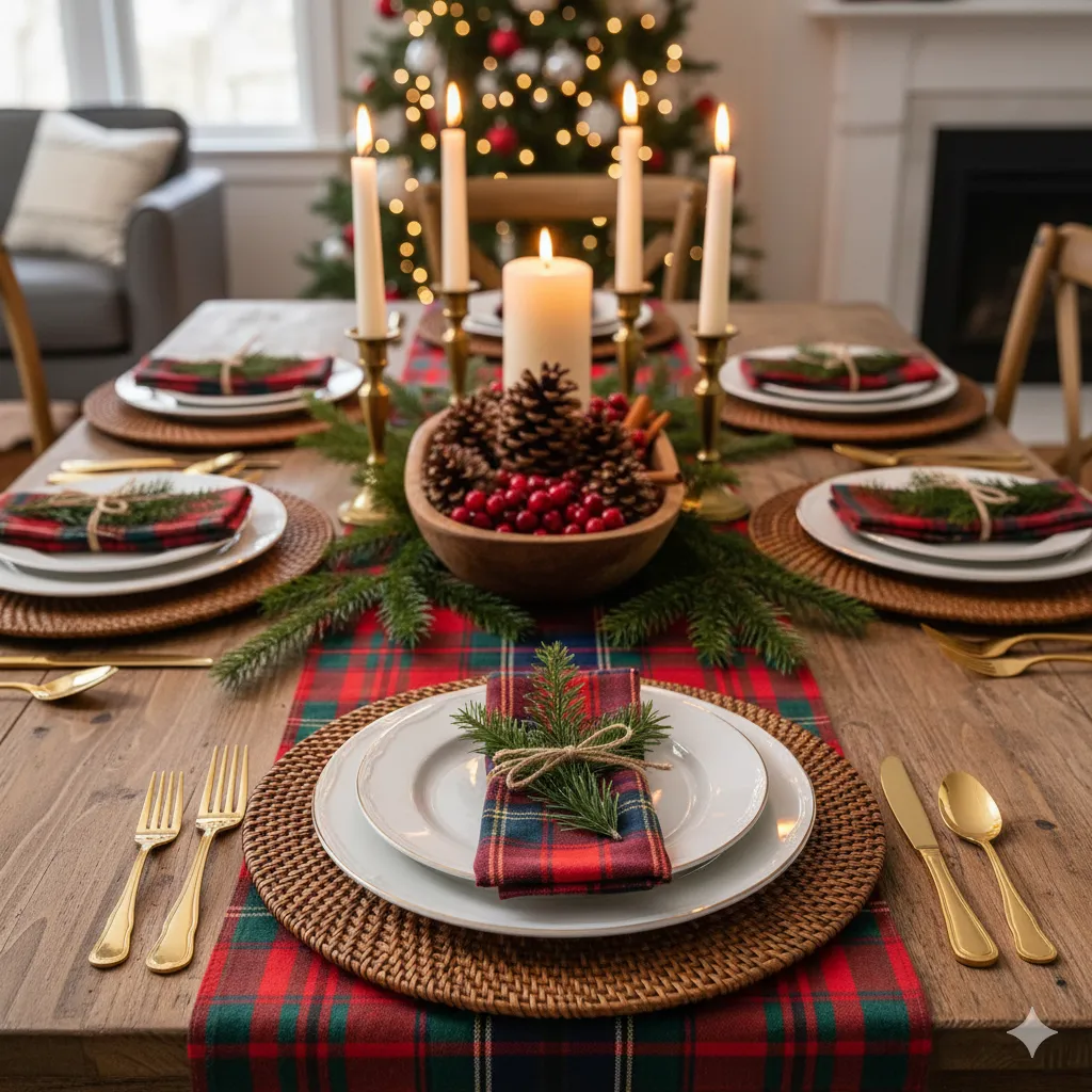 11 Must-Try Christmas Table Setting Ideas That Impress Every Guest christmas napkin folding