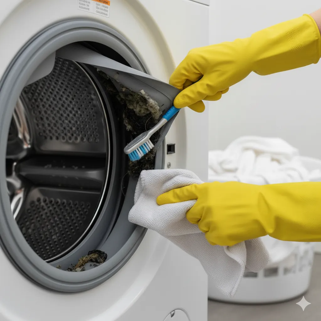 front load washing machine cleaning