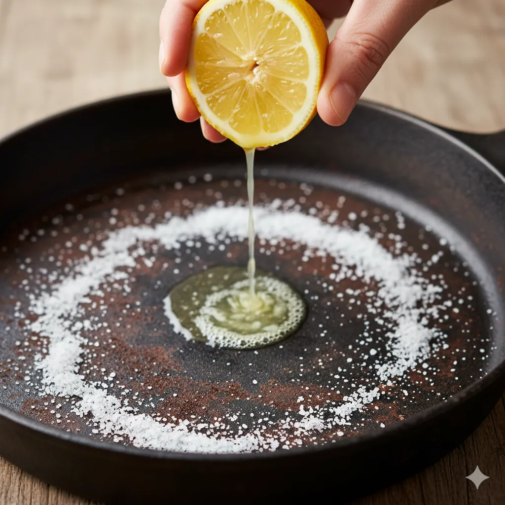 how do you clean rust off metal