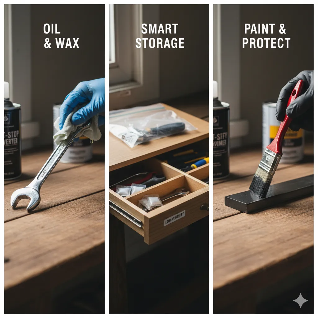 how do you get rid of rust on metal