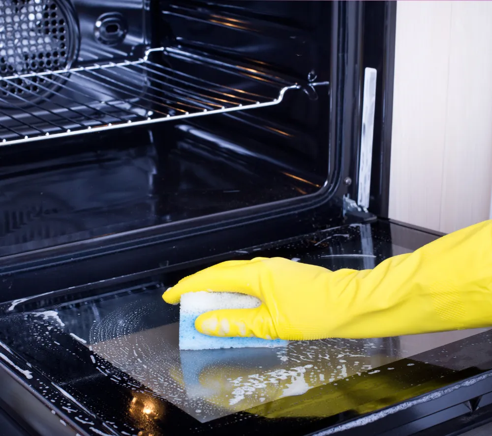 how to clean an oven without harsh chemicals