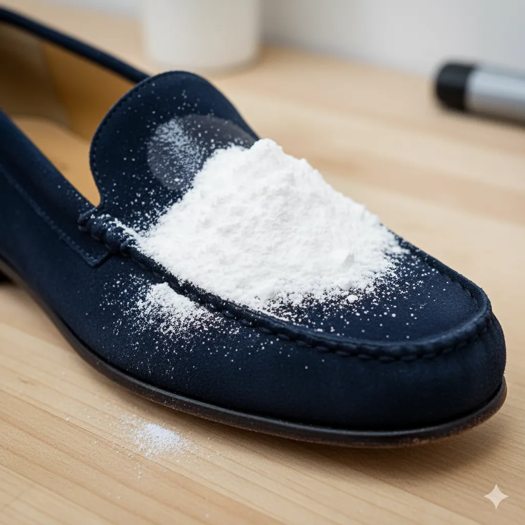 how to clean black suede shoes