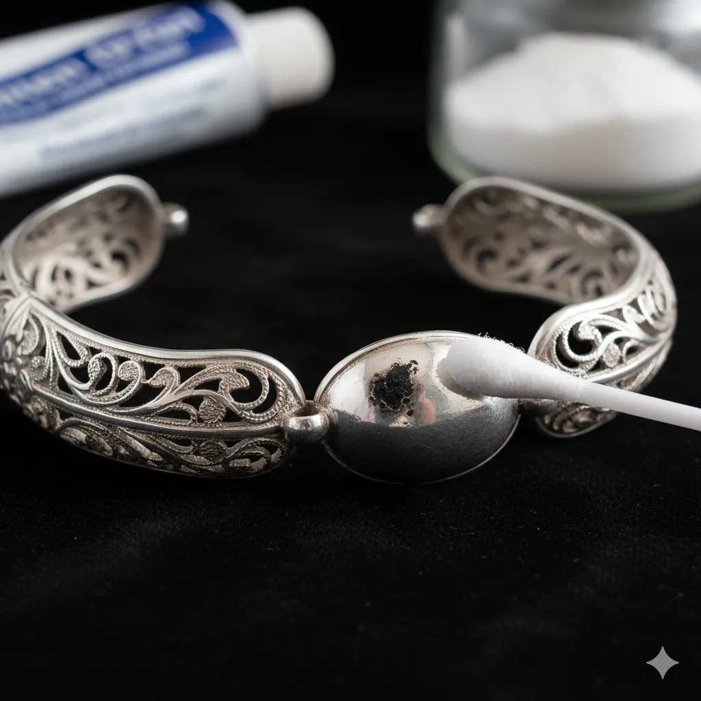 how to clean silver ornaments