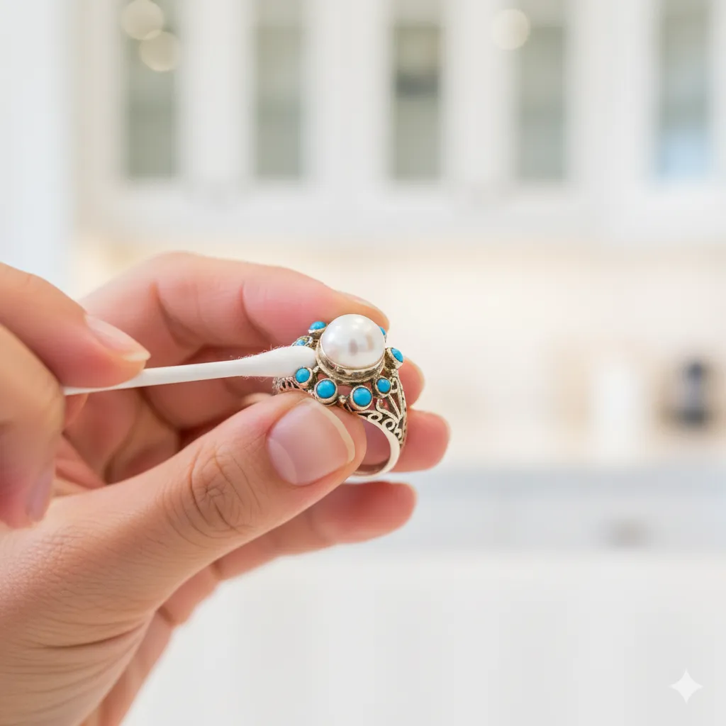 how to clean silver rings at home