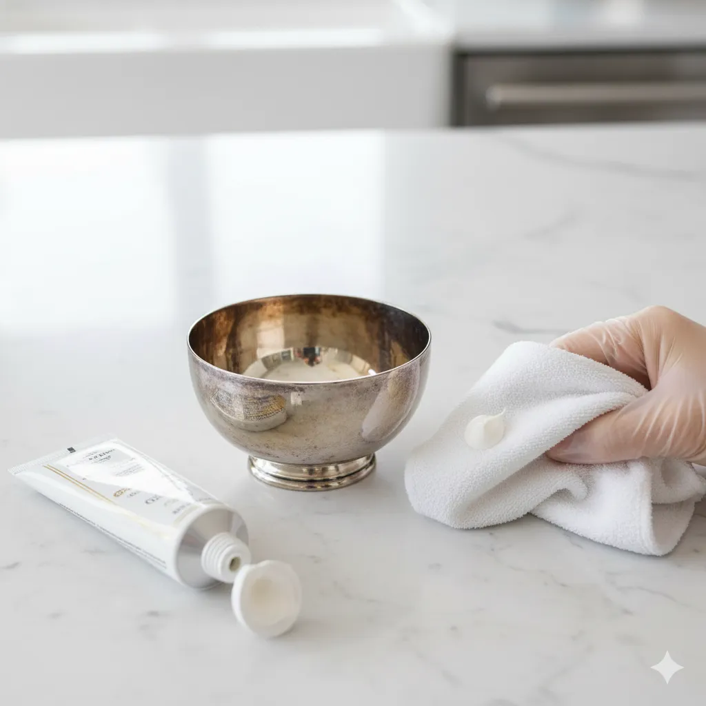 how to clean silver tarnish