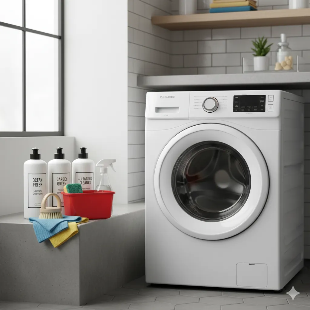 how to clean washing machine front load
