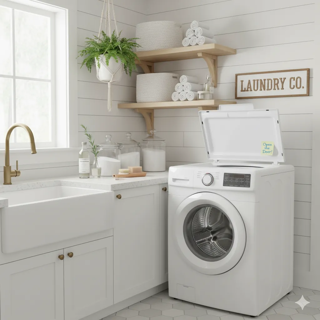 how to clean washing machine top load