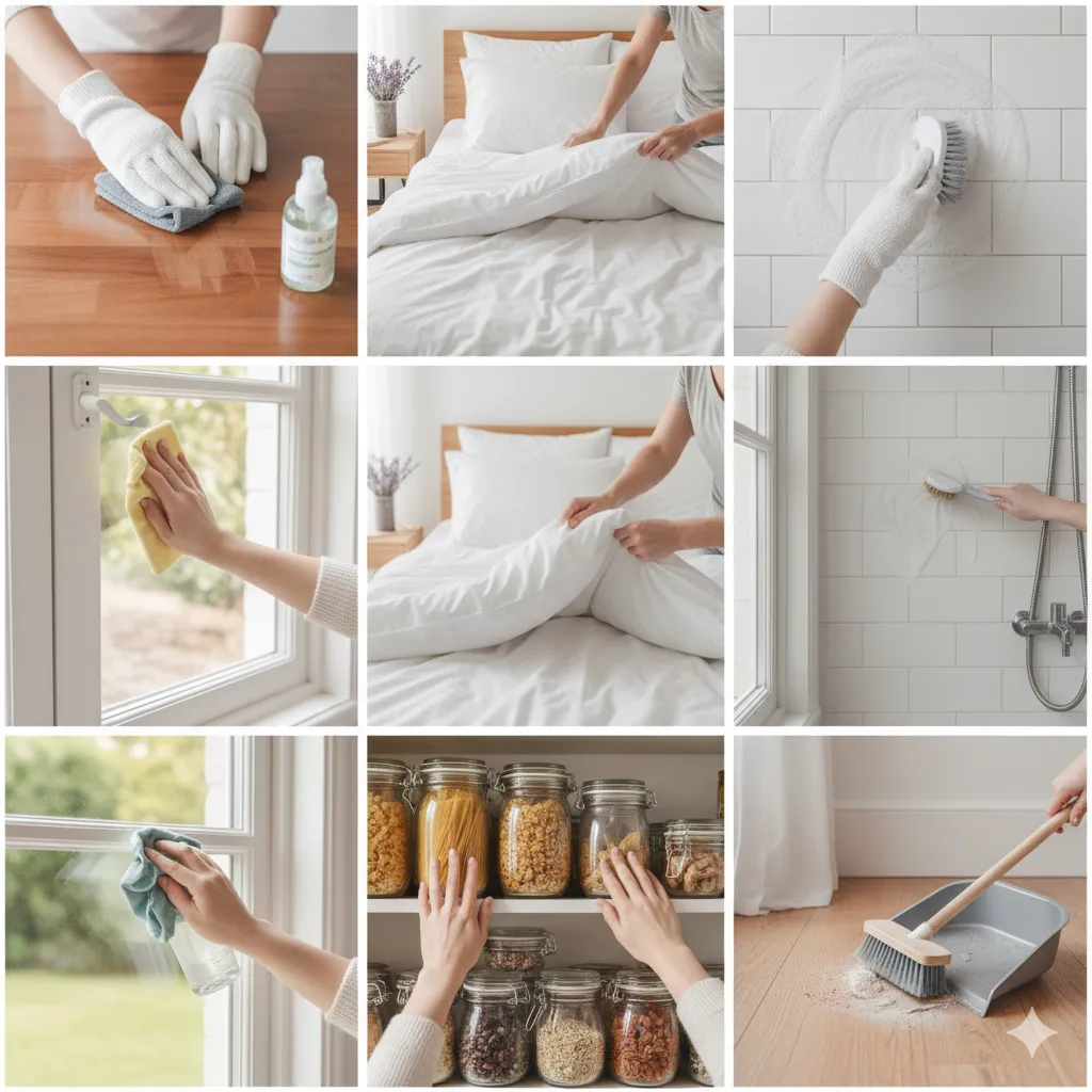 how to clean your house in only two hours