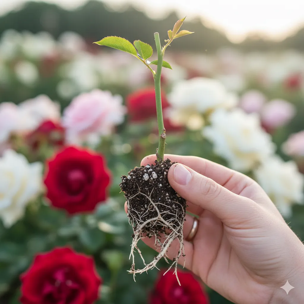 how to grow roses from cuttings
